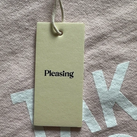 NWT Pleasing The Take Me To Your Pleasing Crewneck in Pink - Picture 4 of 11